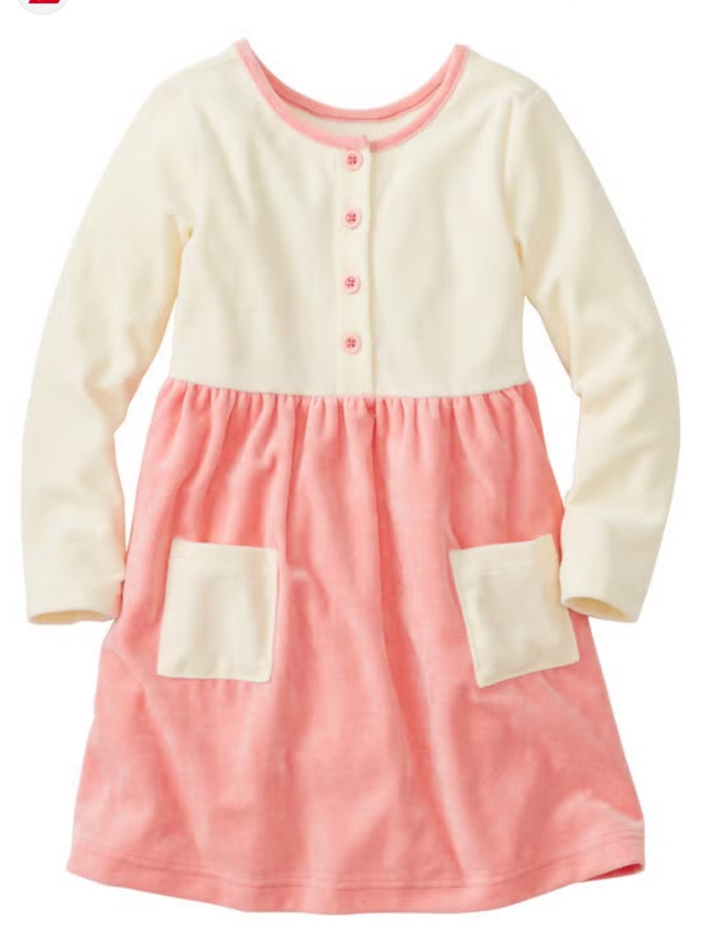 Hanna Andersson Day Play Velour Play Dress